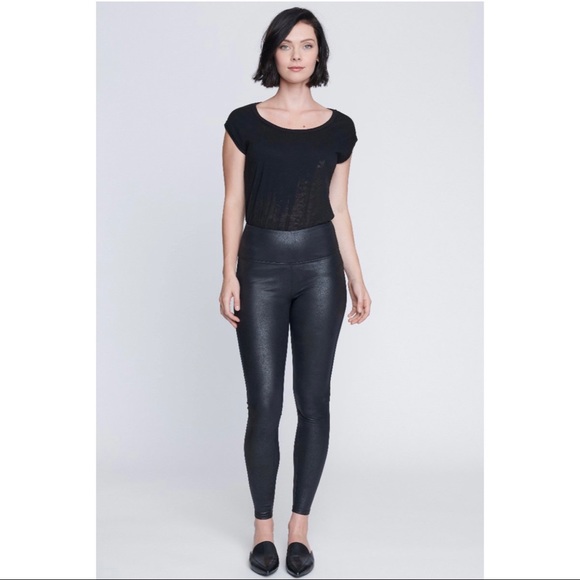 NWOT Faux Leather Leggings - Picture 2 of 3